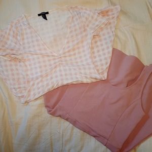 H&M/Forever21 mini dress ×2